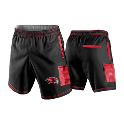 2619 LIGHTWEIGHT MICROFIBER 160gsm SHORT PICKERINGTON-RED-HAWKS