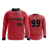 2619 FD Quarter Zip Batting Jacket LS PICKERINGTON-RED-HAWKS