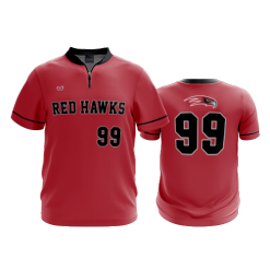 2619 FD Quarter Zip Batting Jacket SS PICKERINGTON-RED-HAWKS