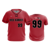 2619 FD MENS 2 BUTTON SCOOP NECK CL PICKERINGTON-RED-HAWKS