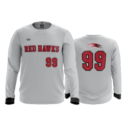 2619 FD Long Sleeve MENS PICKERINGTON-REDHAWKS-GREY