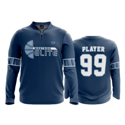 2120 FD Quarter Zip LS - Ribbed Collar WESTSIDE-ELITE-BASKETBALL