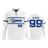 2607 FD Quarter Zip Batting Jacket LS THE-DETAIL-WIZARD-MOJO-WHITE