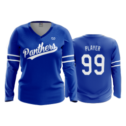 2349 FD Womens V-Neck Longsleeve SOUTHEASTERN-FASTPITCH