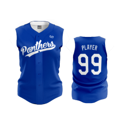 2349 FD ProTek Womens Full Button Down Sleeveless SOUTHEASTERN-FASTPITCH