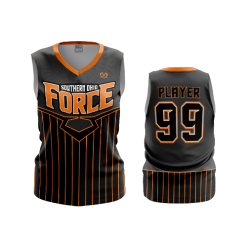 2630 FD Womens V-Neck Sleeveless SOUTHERN-OHIO-FORCE-BLACK
