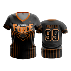 2630 FD Womens V-Neck SOUTHERN-OHIO-FORCE-BLACK