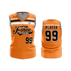 2630 FD Womens V-Neck Sleeveless SOUTHERN-OHIO-FORCE-ORANGE