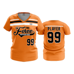 2630 FD Womens V-Neck SOUTHERN-OHIO-FORCE-ORANGE