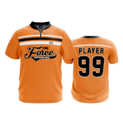 2630 FD Quarter Zip Batting Jacket SS SOUTHERN-OHIO-FORCE-ORANGE