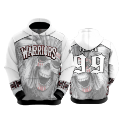 2612 FD Hoody WARRIORS-WHITE