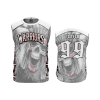 2612 FD Sport Sleeveless MENS WARRIORS-WHITE