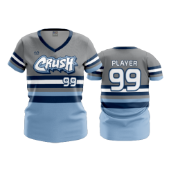 297 FD Womens V-Neck CRUSH-BASEBALL-CHARCOAL-2020