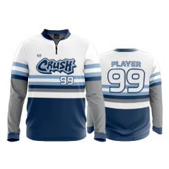 297 FD Quarter Zip Batting Jacket LS CRUSH-BASEBALL-WHITE-2020
