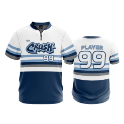 297 FD Quarter Zip Batting Jacket SS CRUSH-BASEBALL-WHITE-2020