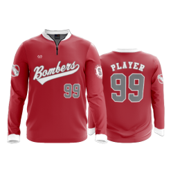 1898 FD Quarter Zip Batting Jacket LS SHELBY-BLOCK-S-BASEBALL
