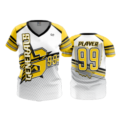 2618 FD Womens V-Neck CHILLICOTHE-GENERALS-WHITE
