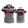 2620 FD Womens V-Neck LASERS-CHARCOAL