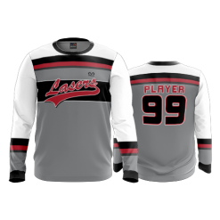 2620 FD Long Sleeve MENS LASERS-CHARCOAL