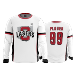 2620 FD Long Sleeve MENS LASERS-WHITE