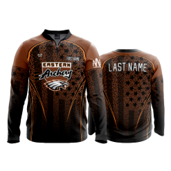 2616 FD Quarter Zip Batting Jacket LS EASTERN-ARCHERY