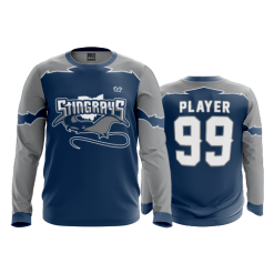 2622 FD Long Sleeve MENS OHIO-STINGRAYS-NAVY