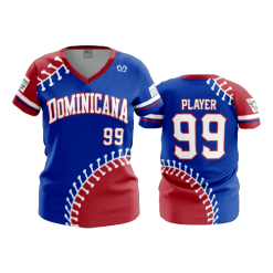 2378 FD Womens V-Neck DOMINICANA
