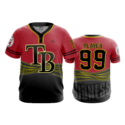 2049 FD MENS 2 BUTTON SCOOP NECK CL TEAM-BIDNESS-FLO INK + $5