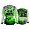 2625 FD Womens V-Neck Longsleeve BIG-HURT-SOFTBALL
