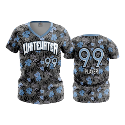 1803 FD Womens V-Neck WHITEWATER