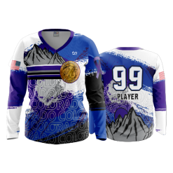 2600 FD Womens V-Neck Longsleeve CENTENNIAL-BALLERS-WHITE