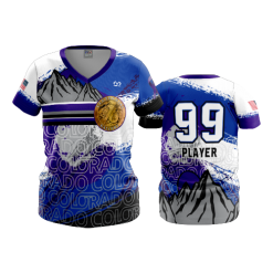 2600 FD Womens V-Neck CENTENNIAL-BALLERS-WHITE