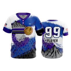 2600 FD MENS 2 BUTTON SCOOP NECK CL CENTENNIAL-BALLERS-WHITE