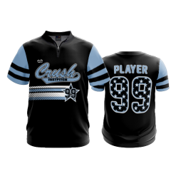 2603 FD Quarter Zip Batting Jacket SS FAYETTE-COUNTY-CRUSH-BLACK