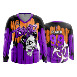 2610 FD Womens V-Neck Longsleeve TOXIC