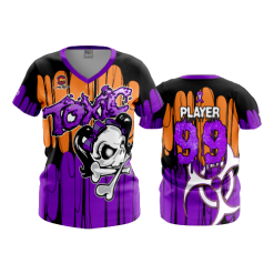 2610 FD Womens V-Neck TOXIC