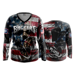 2606 FD Womens V-Neck Longsleeve OIL-CITY-BAGGERS