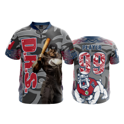 1054 FD Quarter Zip Batting Jacket SS DRS