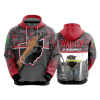 2611 FD Hoody JASON-DOG-WILLY-RED