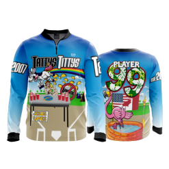 2430 FD Quarter Zip Batting Jacket LS TATTYS-AND-TITTYS