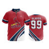 2470 FD Quarter Zip Batting Jacket SS CARDINALS-RED