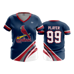 2470 FD Womens V-Neck CARDINALS