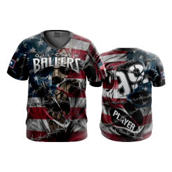 2606 FD Sport V-Neck MENS OIL-CITY-BALLERS