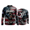 2606 FD Quarter Zip Batting Jacket LS OIL-CITY-BALLERS