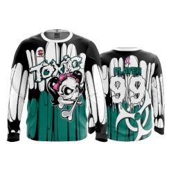 2610 FD Long Sleeve MENS TOXIC-WHITE