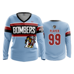 2635 FD Womens V-Neck Longsleeve BOMBERS