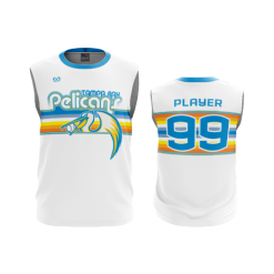 2636 FD Sport Sleeveless MENS PELICANS-WHITE-FIXED