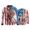 2633 FD Quarter Zip Batting Jacket LS QUEEN-CITY-MOTORS