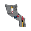 2633 CL CHARCOAL CUSTOM BRAID MENS PANT QUEEN-CITY-MOTORS