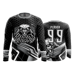 2638 FD Long Sleeve MENS HONEY-BADGERS-BLACK